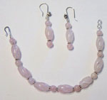 Rose Quartz with Sterling