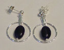 Sodalite on Sterling Studs